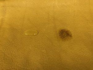 aniline leather water drop test